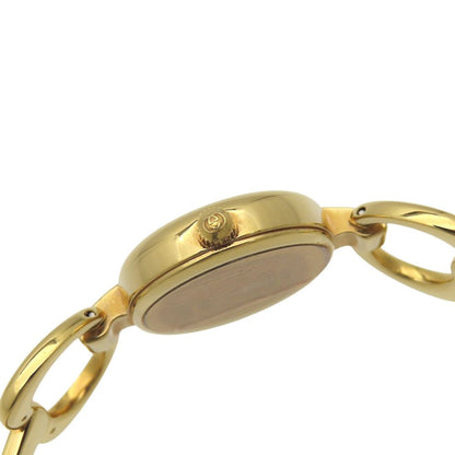 Gucci Quartz Watch Stainless Steel Black Gold Dial — view 7