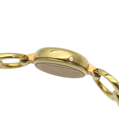 Gucci Quartz Watch Stainless Steel Black Gold Dial — view 8