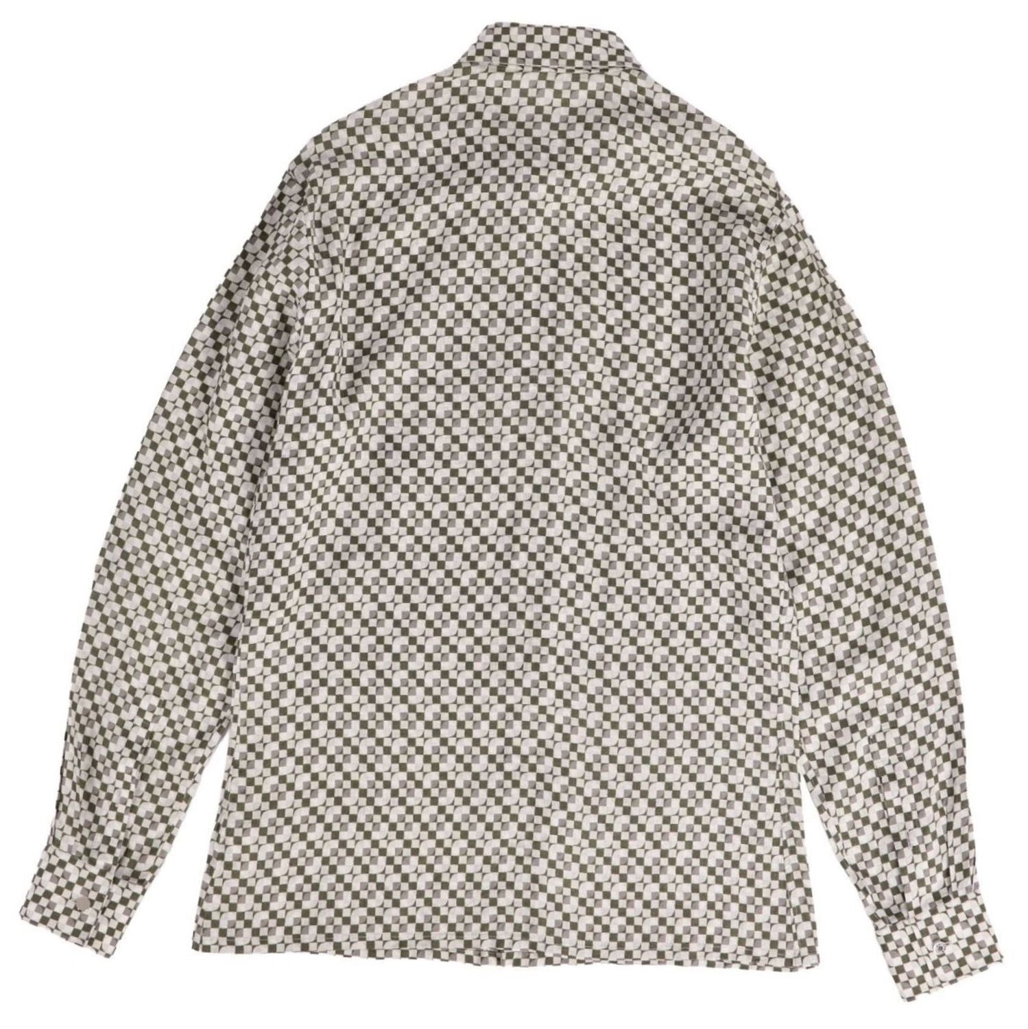 Hermes Shirt Long Pickpocket Long Sleeve Series Button Linen — view 3