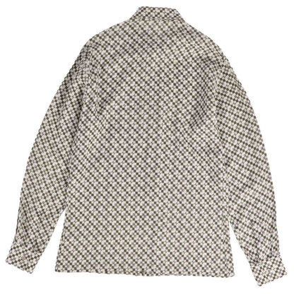 Hermes Shirt Long Pickpocket Long Sleeve Series Button Linen — view 3