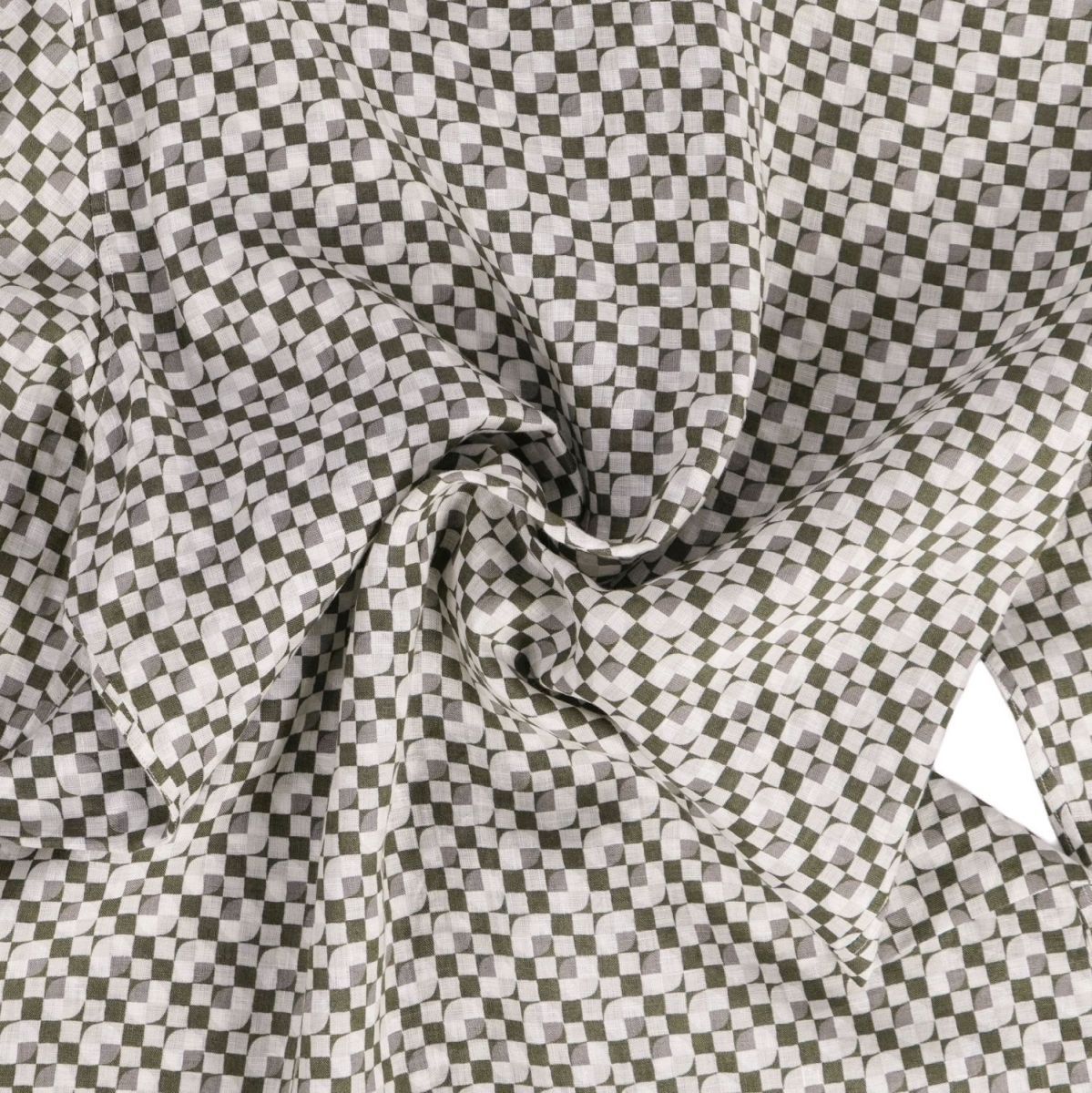 Hermes Shirt Long Pickpocket Long Sleeve Series Button Linen — view 4
