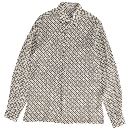 Hermes Shirt Long Pickpocket Long Sleeve Series Button Linen