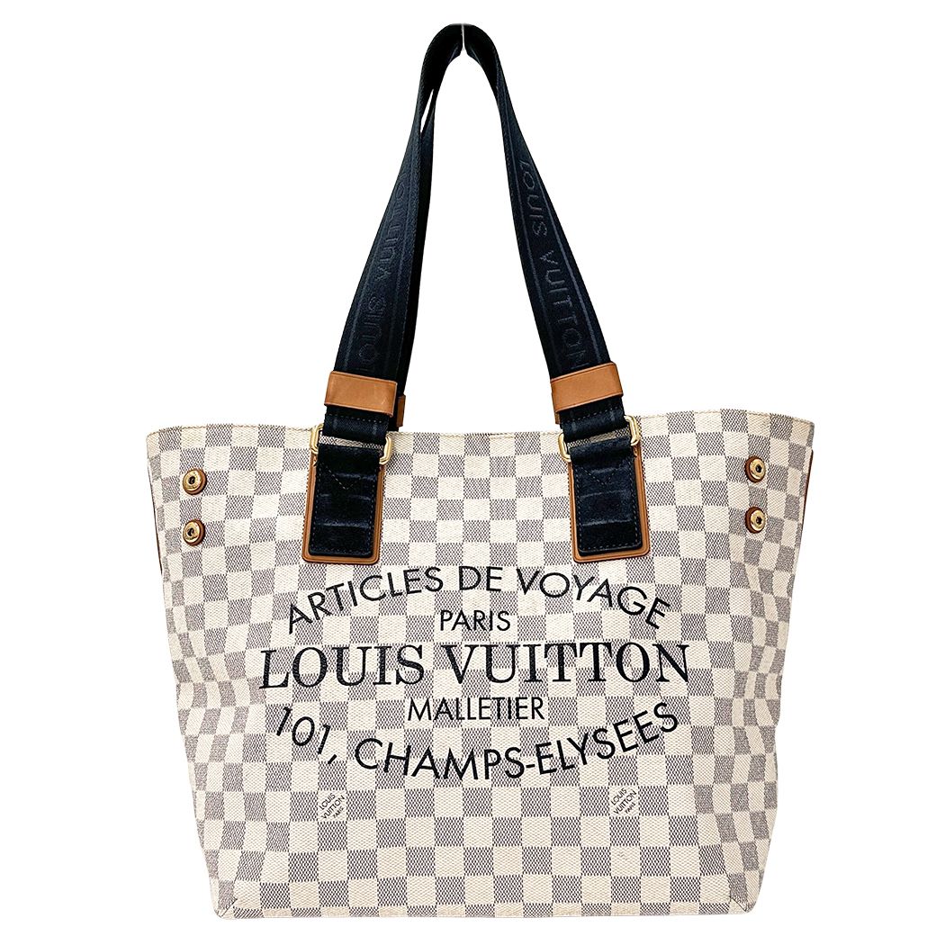 Louis Vuitton Damier Azur Tote Plan Soleil Cava PM SS Collection