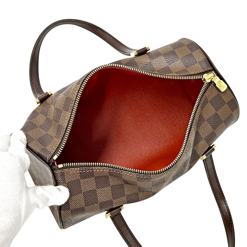 Louis Vuitton Bag Damier Handbag Papillon PM Brown Vintage — view 5