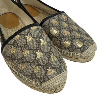 Gucci Espadrilles Sneakers Flat Shoes GG Supreme Bee Slippers — view 4