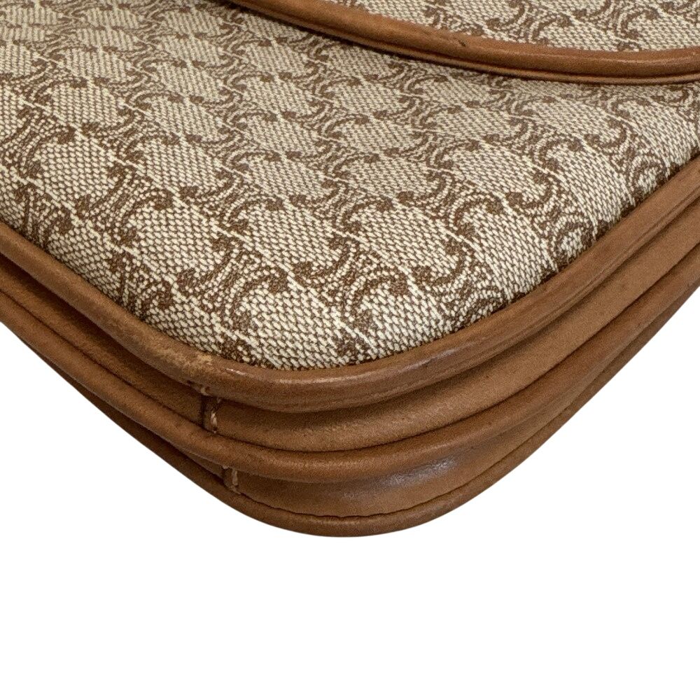 Celine Triomphe Vintage Total Pattern Logo Pochette Wallet Macadam Shoulder — view 2
