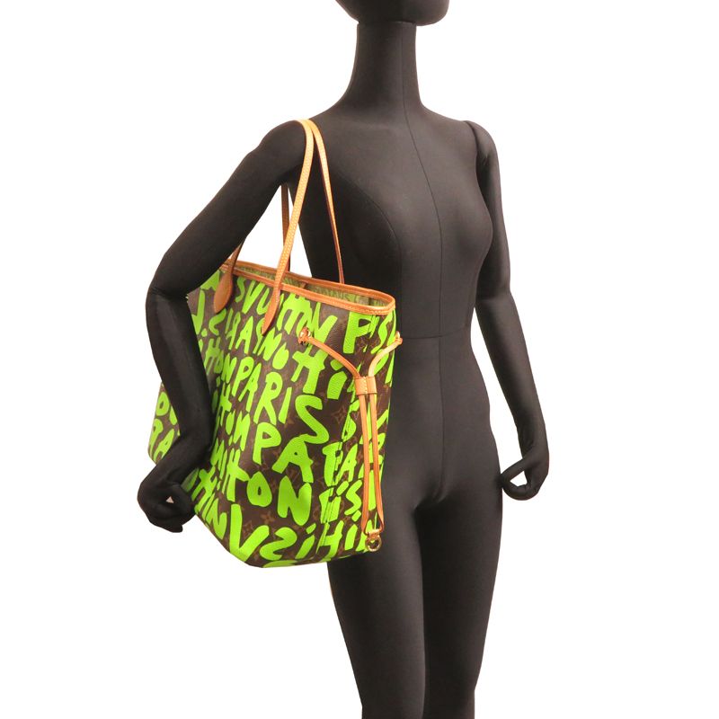 Louis Vuitton Tote Bag Green — view 8