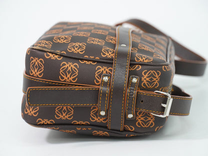 Loewe Anagram Shoulder Bag Brown Orange Second — view 4