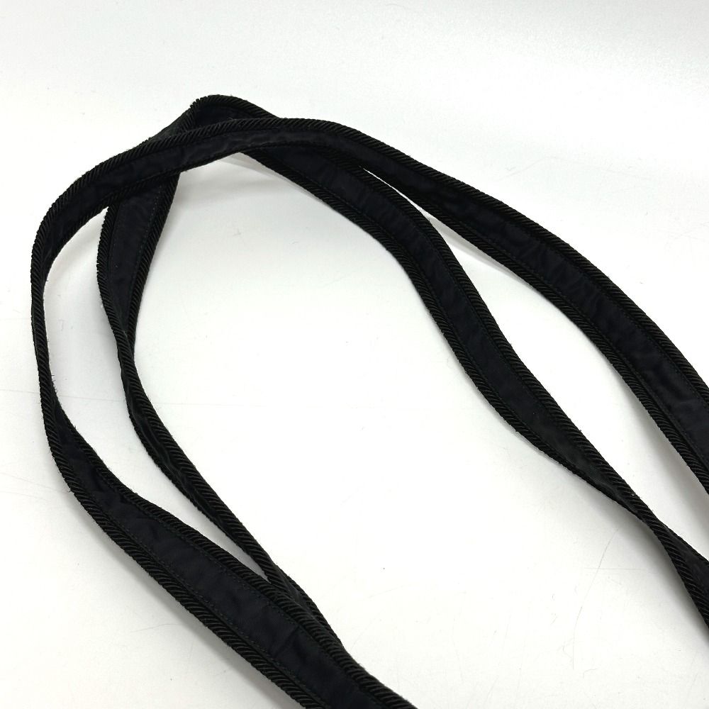 Prada Tote Bag Embroidery Logo Nylon Black — view 5