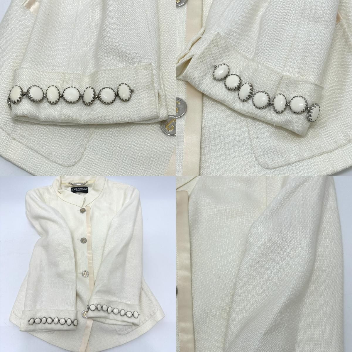 Dolce & Gabbana Set Suit Viscose White — view 5