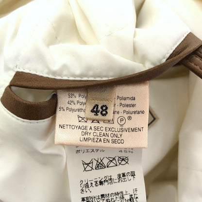 Hermes White Nylon Multi Pocket Jacket 48 — view 4