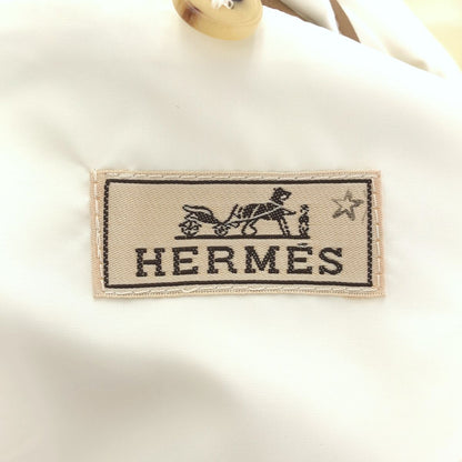 Hermes White Nylon Multi Pocket Jacket 48 — view 5