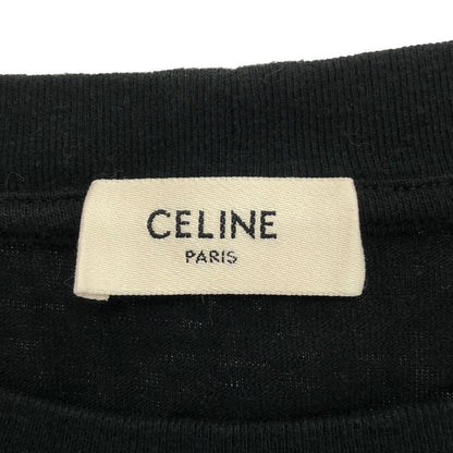 Celine Eddie Era Black White Cotton Kuru Neck T-Shirt XL — view 5