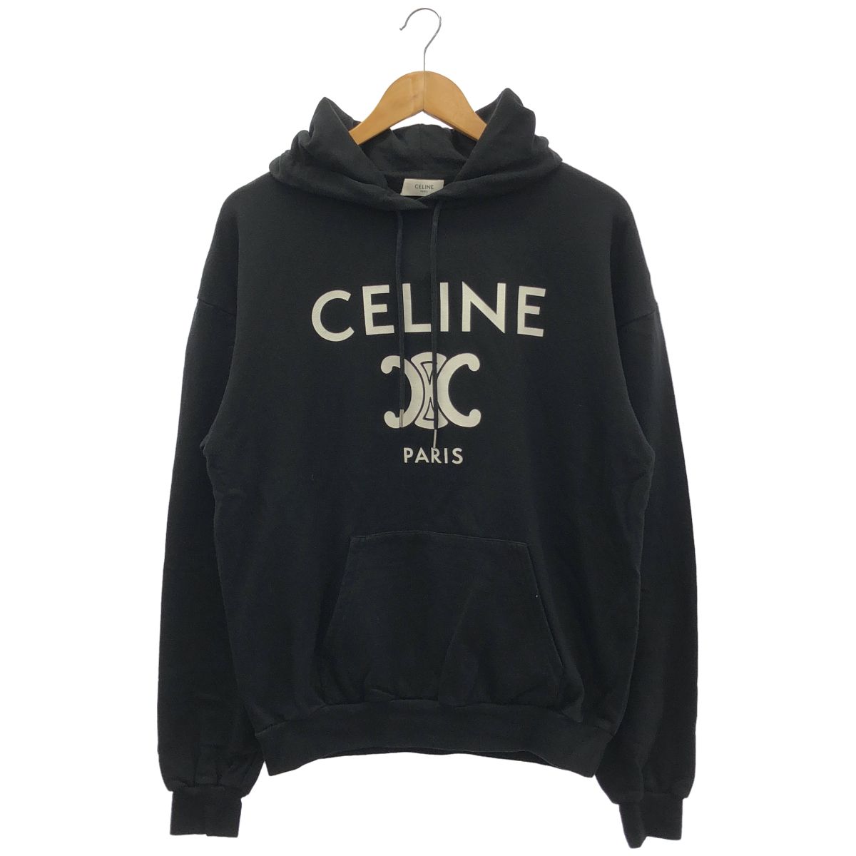 Celine Eddie Era Black Cotton Cashmere Sweatshirt Di