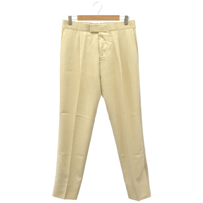 Louis Vuitton Ivory Silk le Press Trousers Pants 38