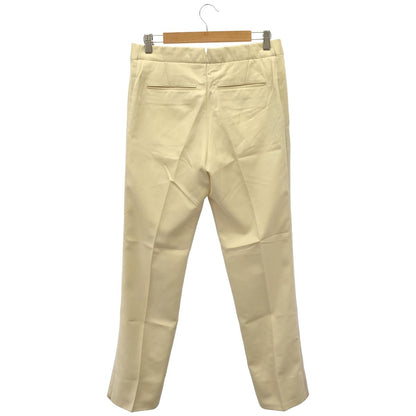 Louis Vuitton Ivory Silk le Press Trousers Pants 38 — view 2