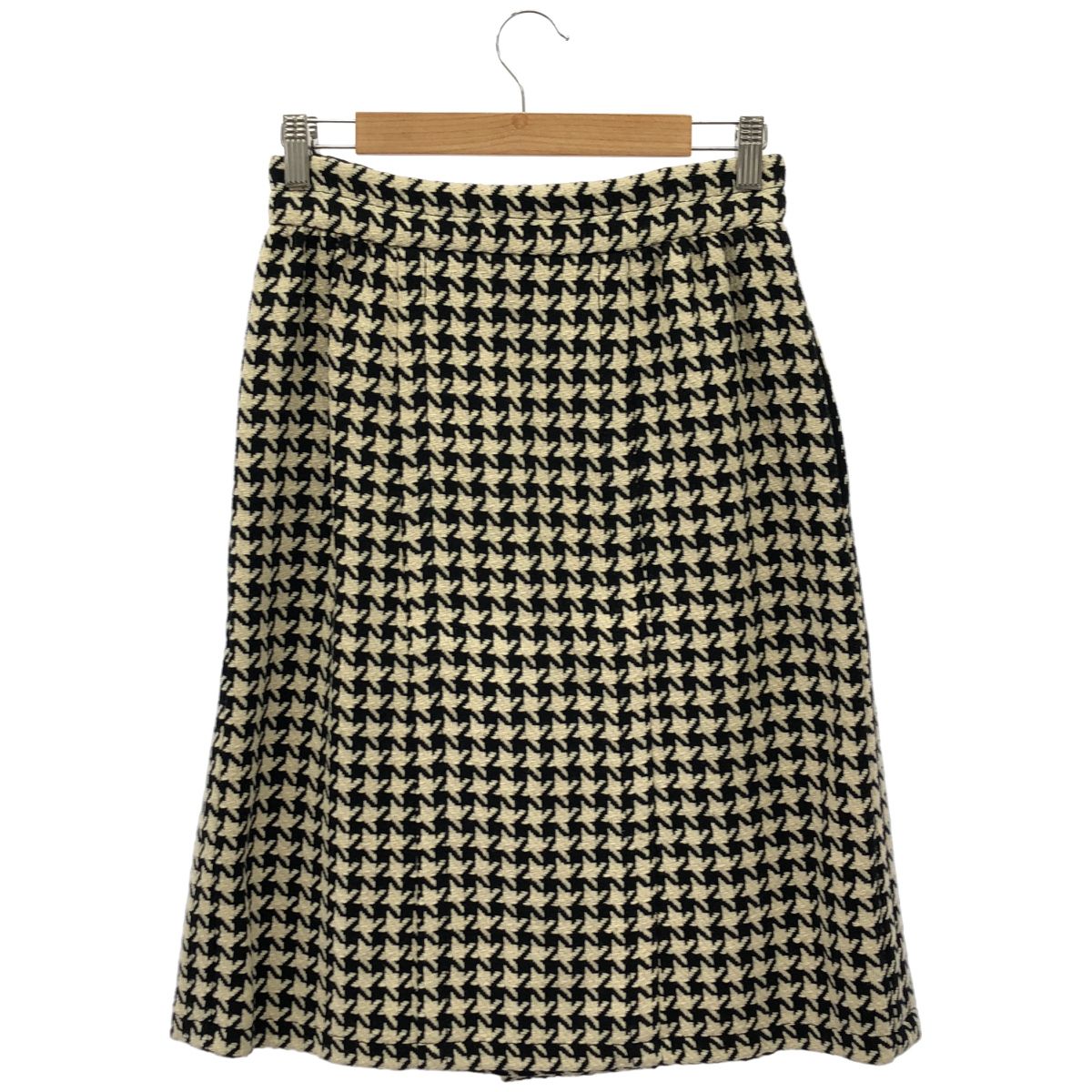 Gucci 19 White Black le Hound Toe Slap Skirt 40 — view 2