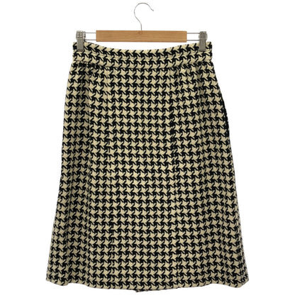 Gucci 19 White Black le Hound Toe Slap Skirt 40 — view 2