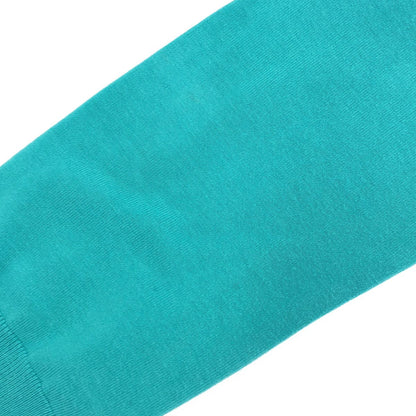 Gucci Blue Crest Logo Cotton Knit Car Diggan Sweater — view 7