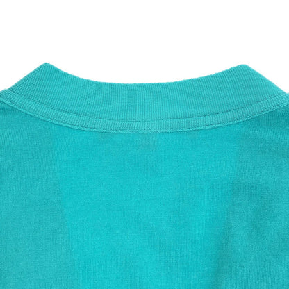 Gucci Blue Crest Logo Cotton Knit Car Diggan Sweater — view 8
