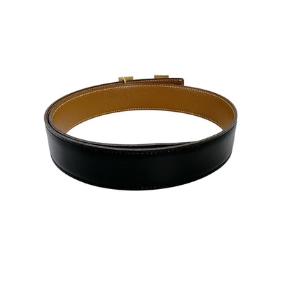 Hermes Constance Riba Belt Black Brown — view 2