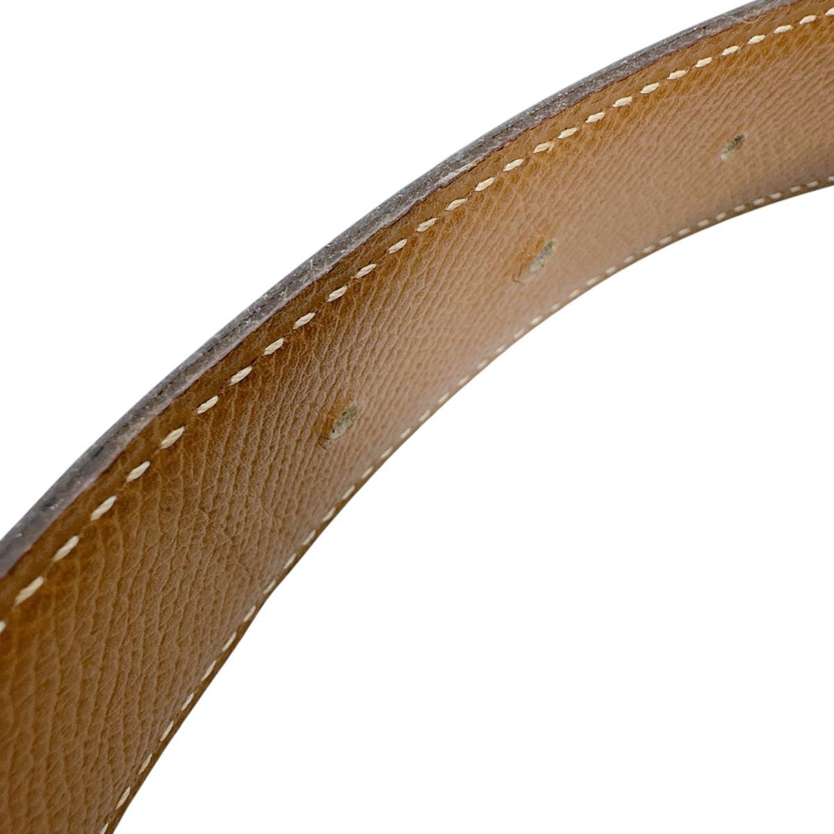 Hermes Constance Riba Belt Black Brown — view 5