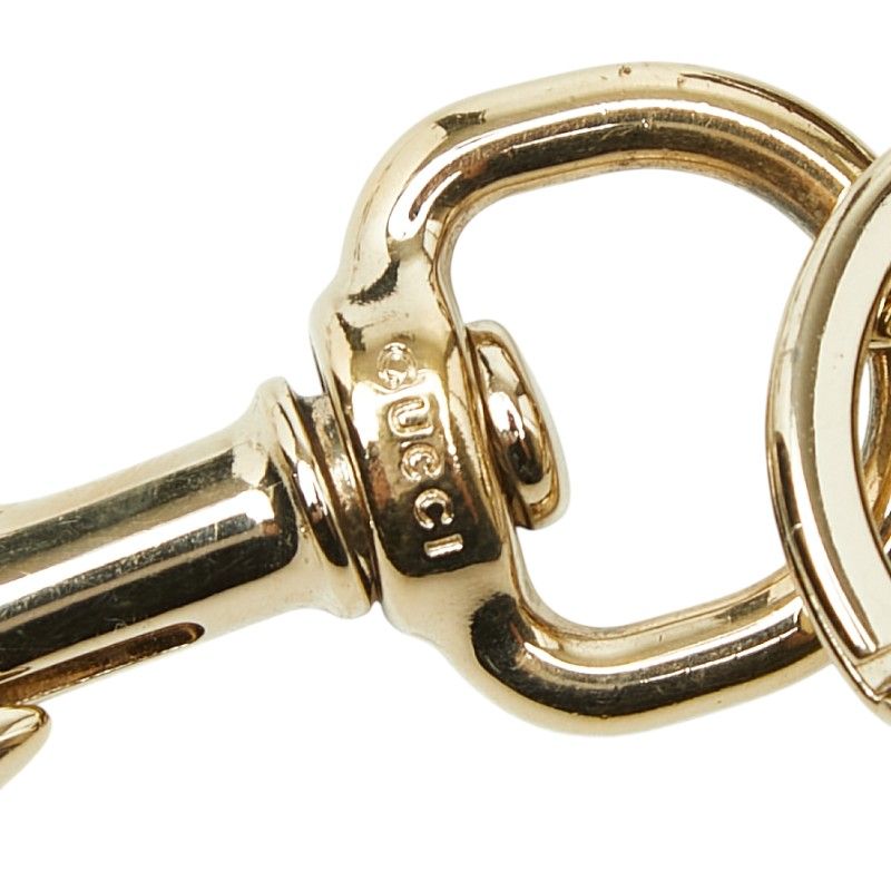 Gucci GG Supreme Oli Chihuahua Key Holder Charm Beige Leather — view 3