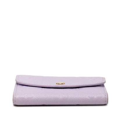 Louis Vuitton Monogram Empreinte Porte-Monnaie Rosari Bifold Wallet Lilac — view 3