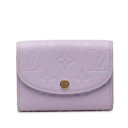 Louis Vuitton Monogram Empreinte Porte-Monnaie Rosari Bifold Wallet Lilac