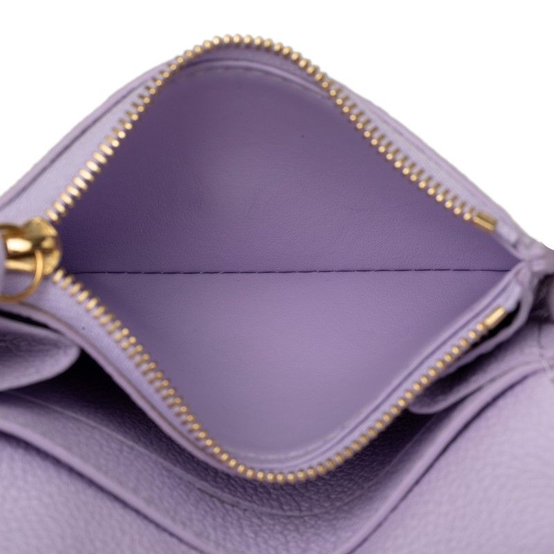 Louis Vuitton Monogram Empreinte Porte-Monnaie Rosari Bifold Wallet Lilac — view 5