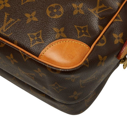 Louis Vuitton Monogram Nile Crossbody Shoulder Bag Brown Leather — view 6