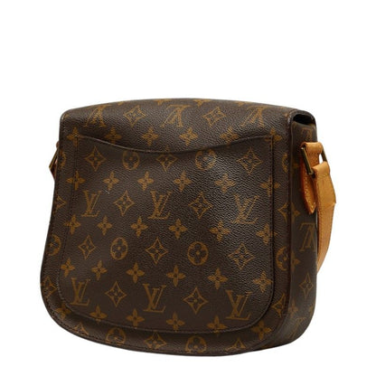 Louis Vuitton Monogram Saint Cloud GM Crossbody Shoulder Bag Brown Leather — view 2