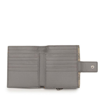 Gucci GG Supreme Interlocking W Hook Bifold W/wallet Charm Beige — view 4