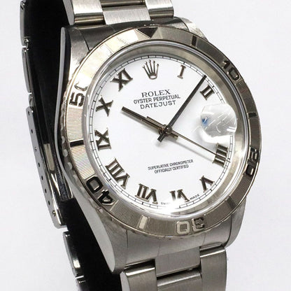 Rolex Datejust Thunderbird Number White Roman WG SS Automatic Watch — view 3
