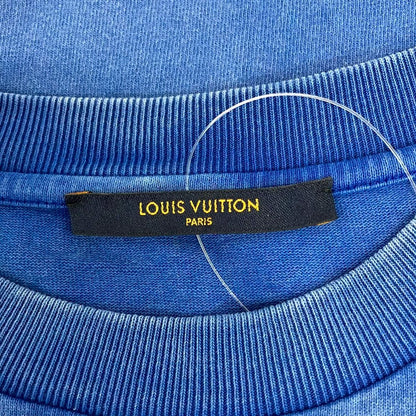 Louis Vuitton Short Sleeve T-Shirt M Blue Crew — view 3
