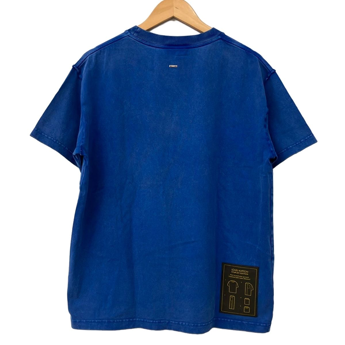Louis Vuitton Short Sleeve T-Shirt M Blue Crew — view 2