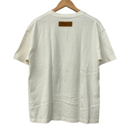 Louis Vuitton Short Sleeve T-Shirt M White Navy Multi Crew — view 2