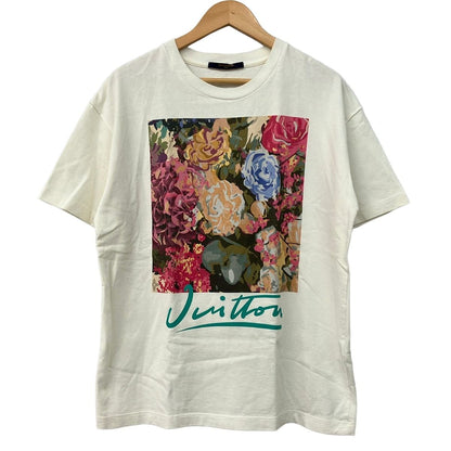 Louis Vuitton Short Sleeve T-Shirt M White Navy Multi Crew