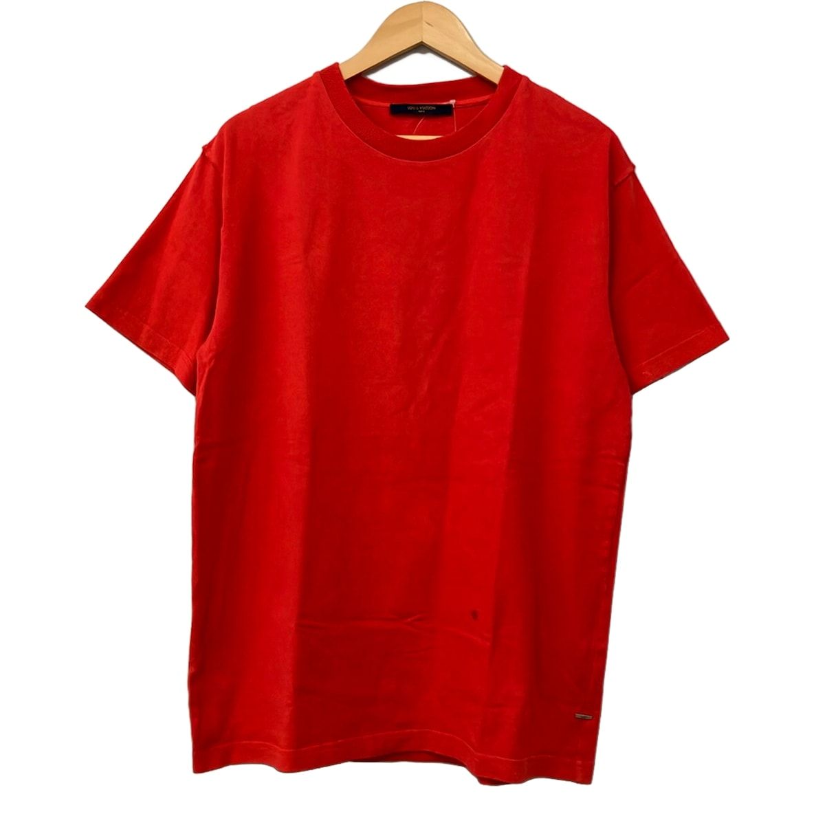Louis Vuitton Short Sleeve T-Shirt M Inside Out Red Crew