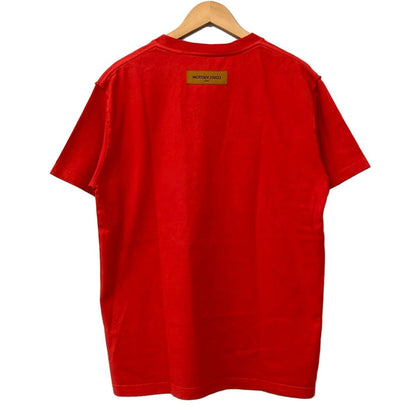 Louis Vuitton Short Sleeve T-Shirt M Inside Out Red Crew — view 2