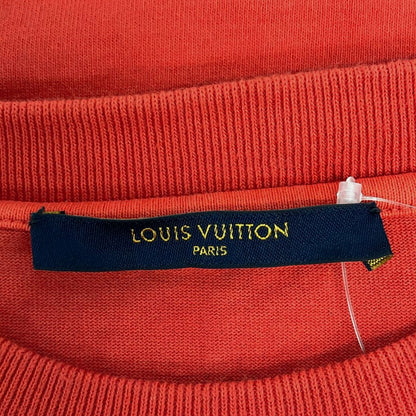 Louis Vuitton Short Sleeve T-Shirt M Inside Out Red Crew — view 3