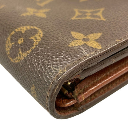 Louis Vuitton Bifold Wallet Monogram Porte Monet Viet Tresor Leather — view 8