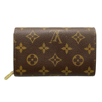 Louis Vuitton Bifold Wallet Monogram Porte Monet Viet Tresor Leather — view 2