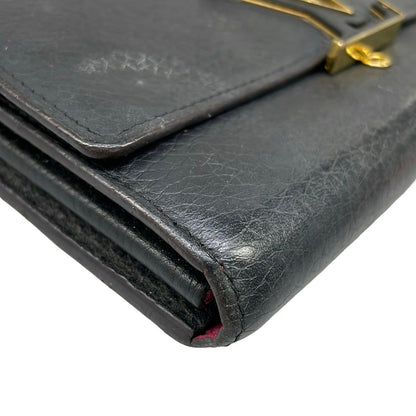 Louis Vuitton Wallet Capucines Portefeuille Noir Initial Leather — view 7