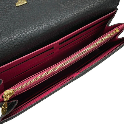 Louis Vuitton Wallet Capucines Portefeuille Noir Initial Leather — view 4