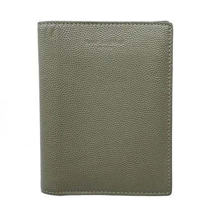 Saint Laurent Paris Card Case Khaki Leather