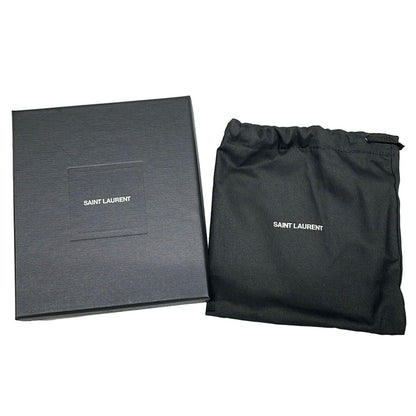 Saint Laurent Paris Card Case Khaki Leather — view 8