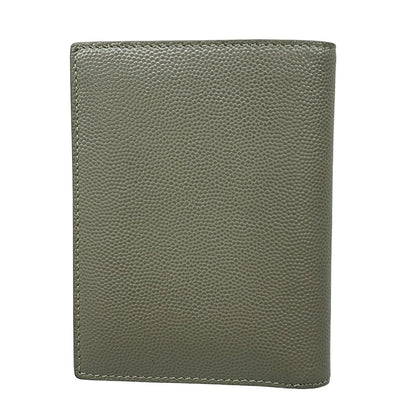 Saint Laurent Paris Card Case Khaki Leather — view 2