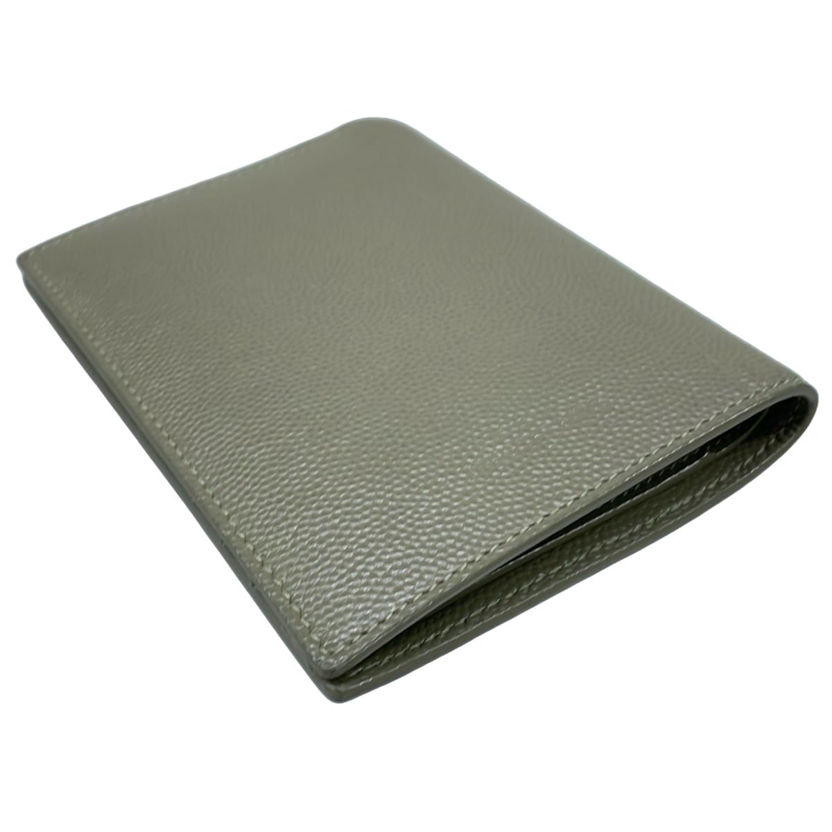 Saint Laurent Paris Card Case Khaki Leather — view 7