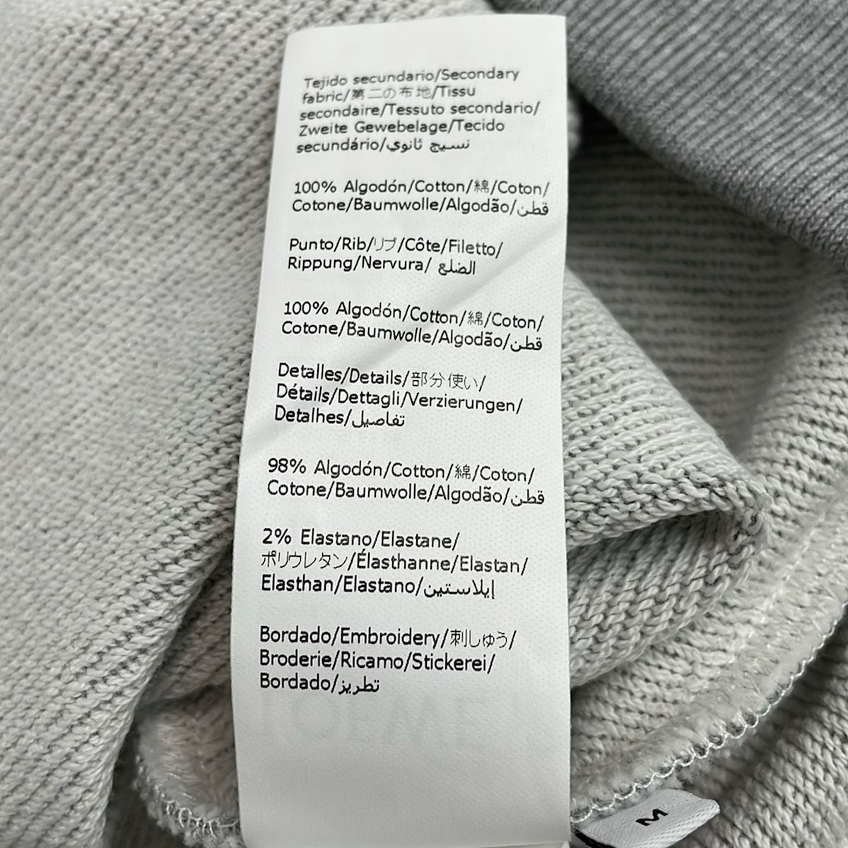 Loewe Sweatshirt M Gray White Multi Long Sleeve — view 4
